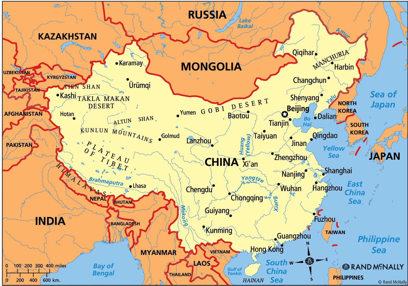 China Maps & Facts