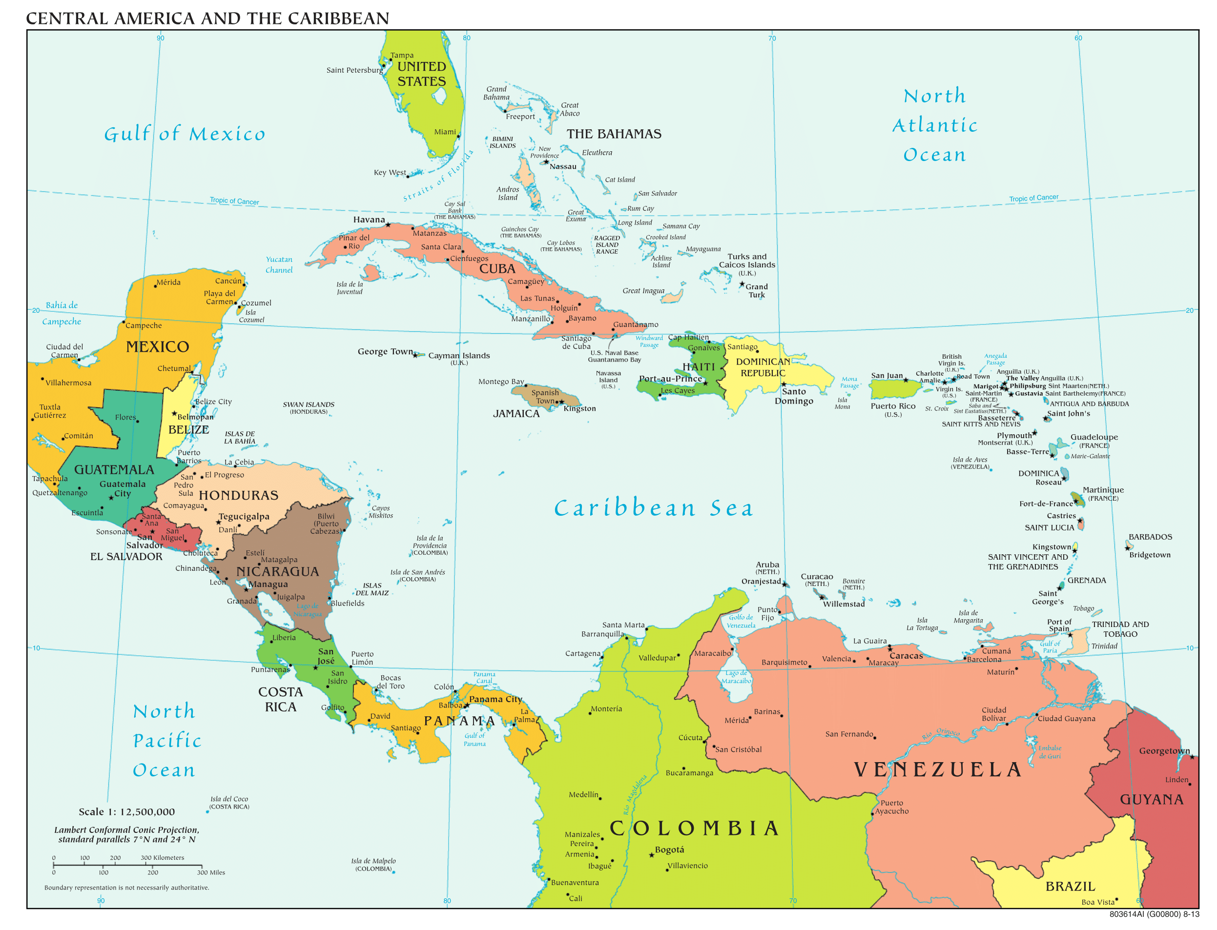 Capital Cities Of Central America