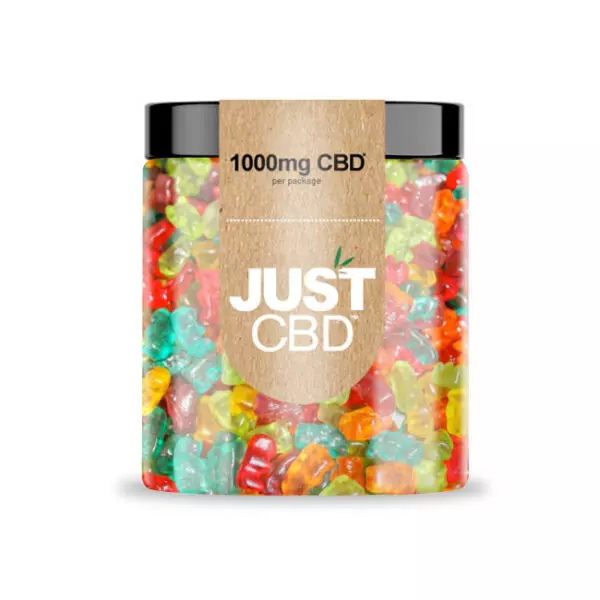 1000mg CBD Gummies Jar