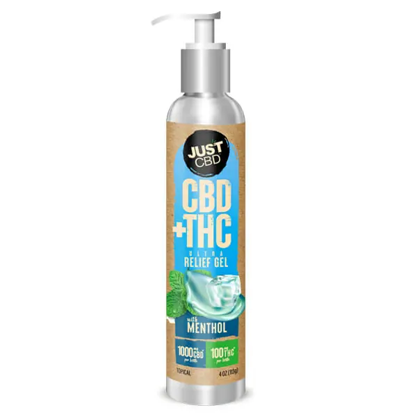 CBD+THC Ultra Relief Gel with Menthol (4oz)